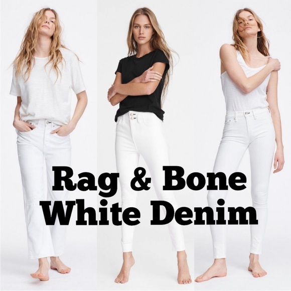 rag & bone Denim - Rag & Bone random white nwt jean various sizes from 24-32